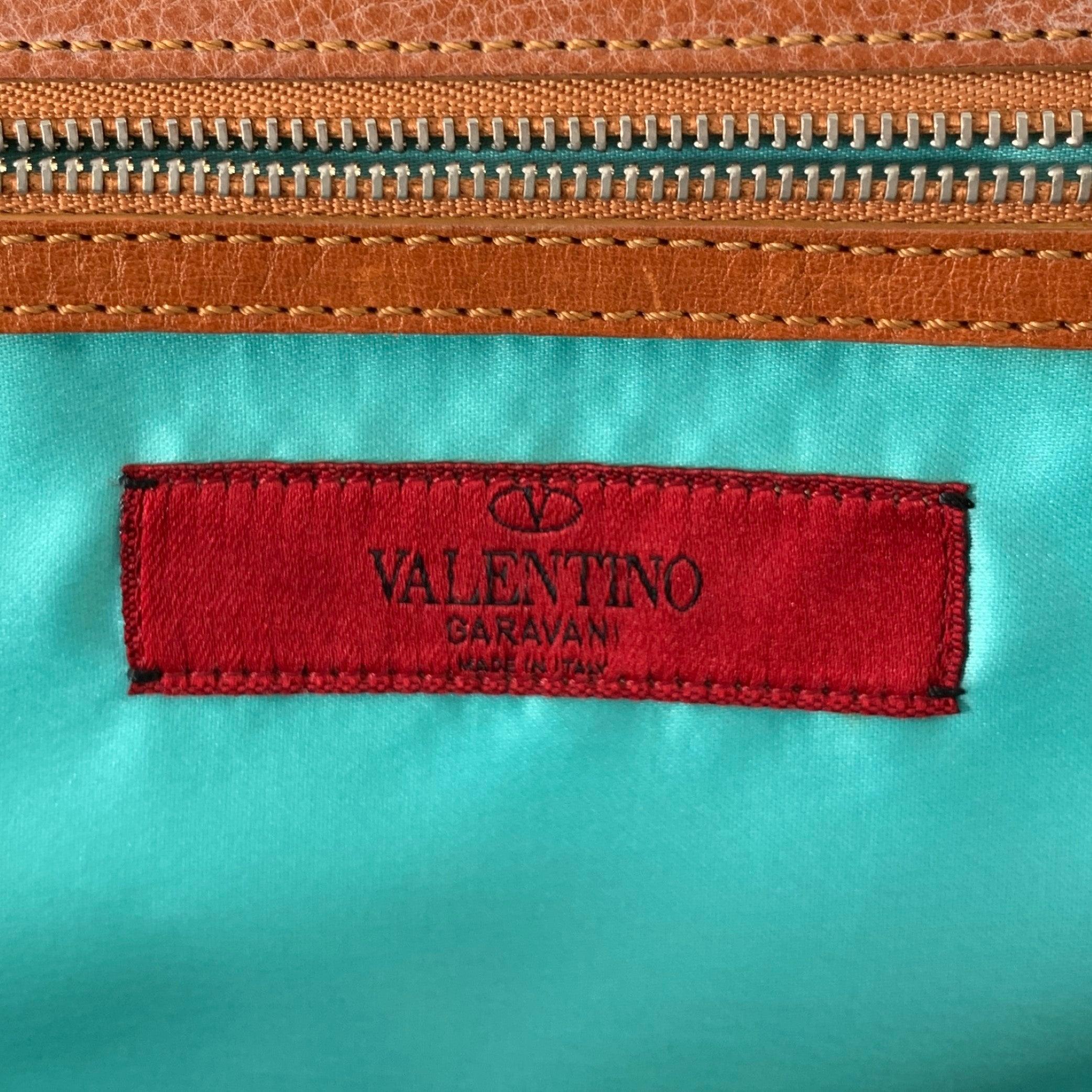 VALENTINO Beige Multi Color Woven Leather Beaded Raffia Handbag For Sale 3