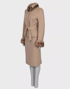 Valentino Roma Beige Wool & Cashmere Suit IT40 / S