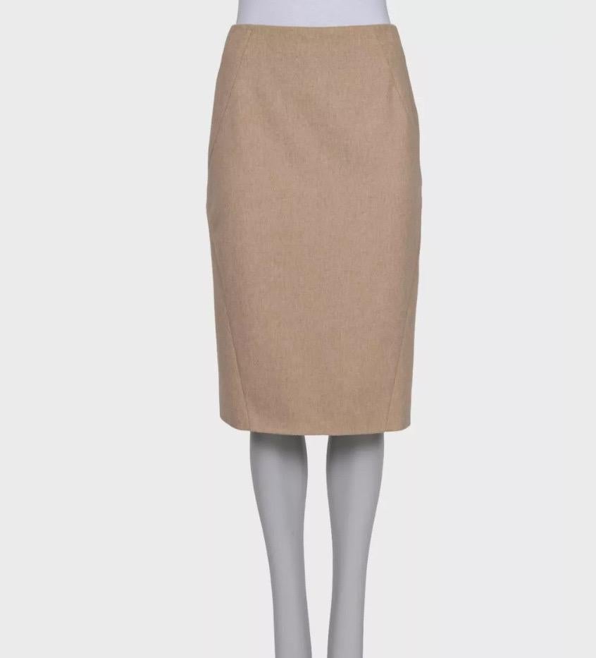 Valentino Abito beige in lana e cashmere IT40 / S In condizioni ottime in vendita a Krakow, PL
