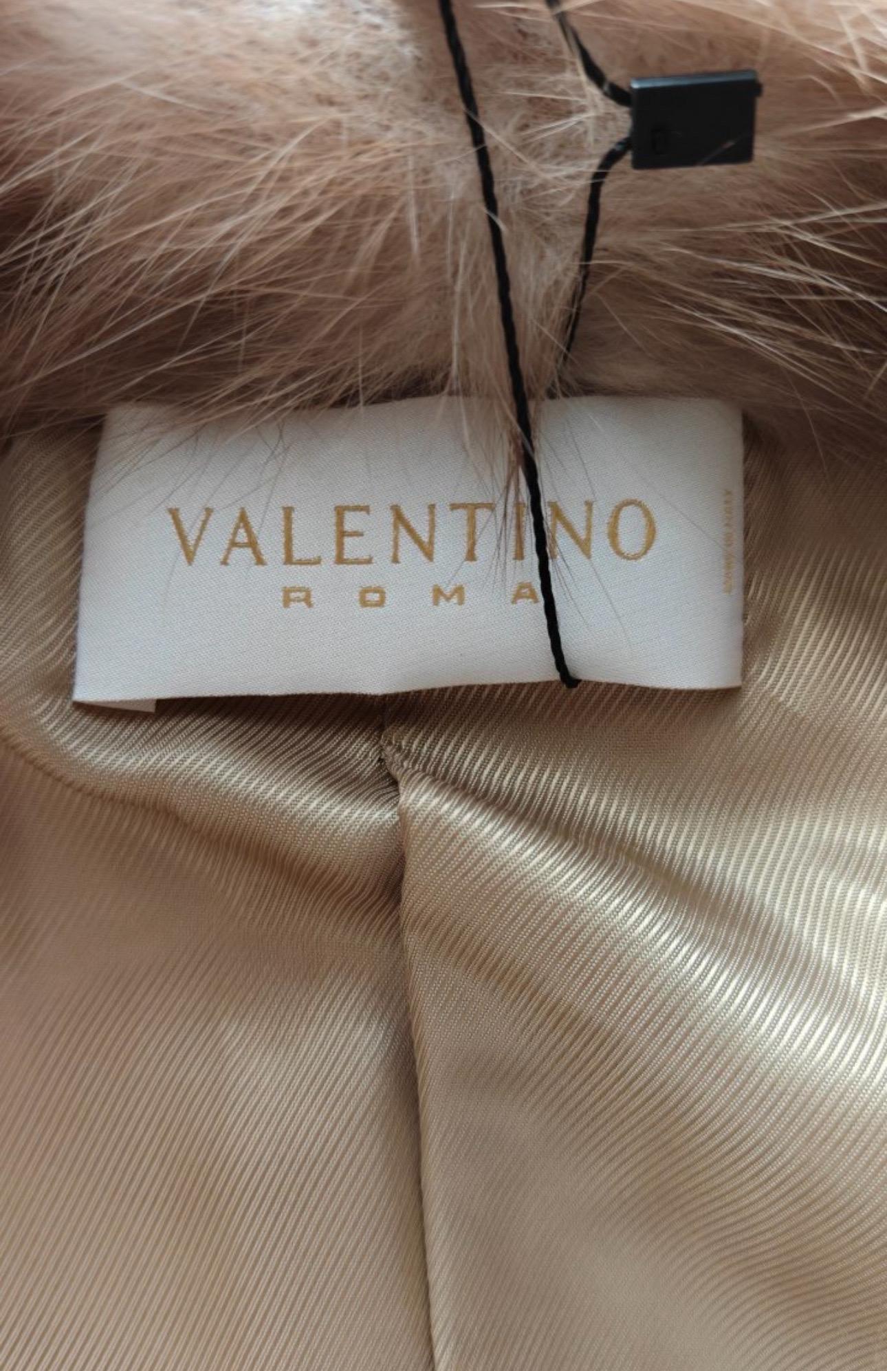 Donna Valentino Abito beige in lana e cashmere IT40 / S in vendita