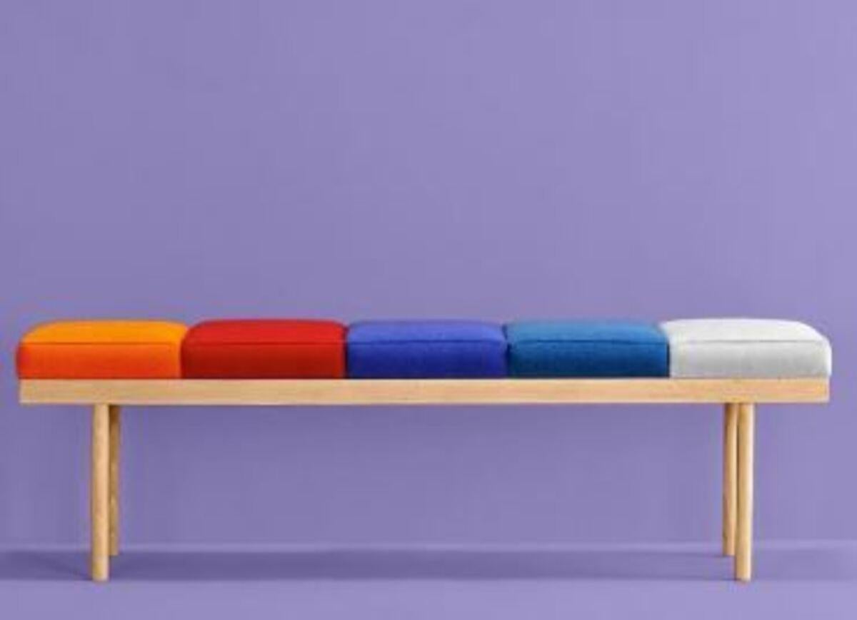 Wood Valentino Bench by Pepe Albargues For Sale