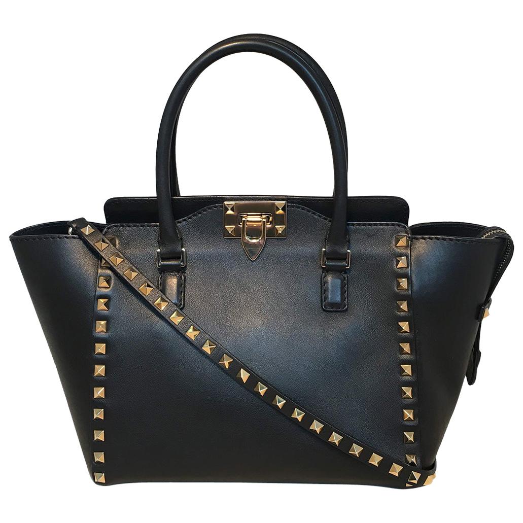 valentino black and gold bag