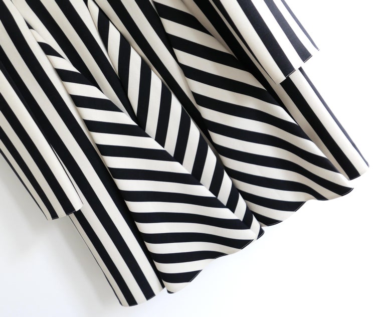 black and white striped skater dress Wild Fable Size Large Black White Striped Skater Dress