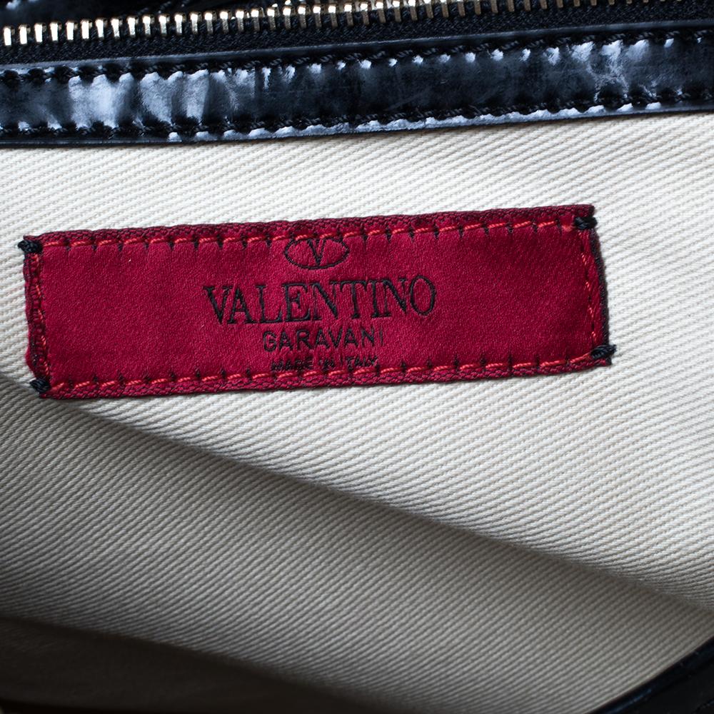 Valentino Black/Beige Lace And Straw Bow Dome Bag In Good Condition In Dubai, Al Qouz 2