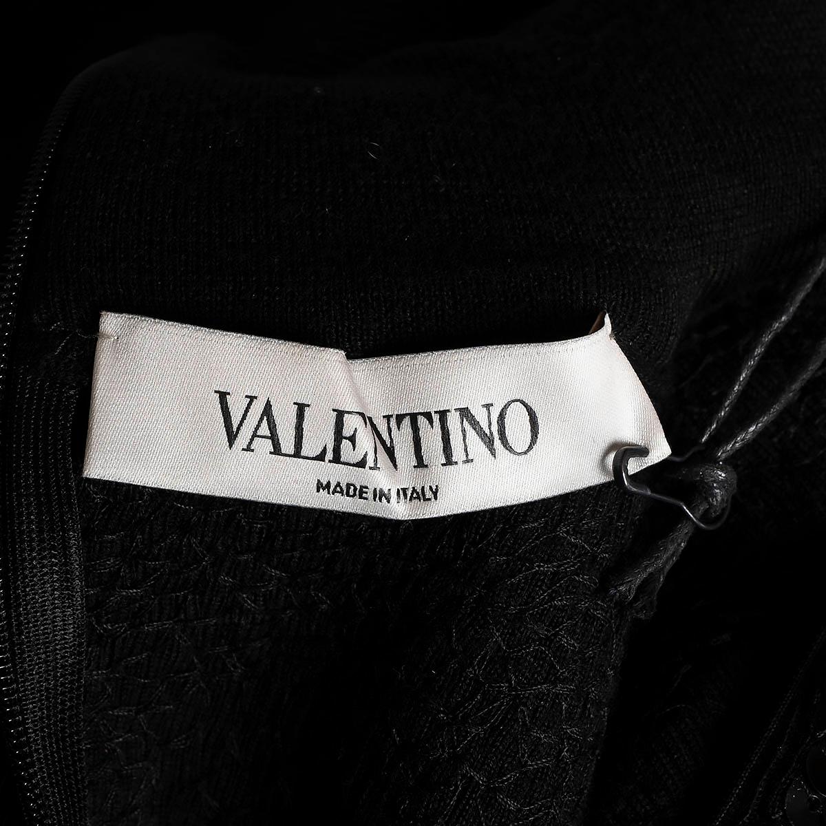 VALENTINO schwarz & braun Wolle 2020 SEQUIN RIB-KNIT TURTLENECK Pullover S im Angebot 3