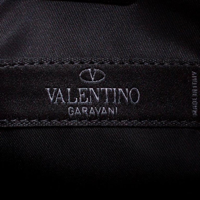 Valentino Black Camouflage Nylon Backpack For Sale at 1stDibs