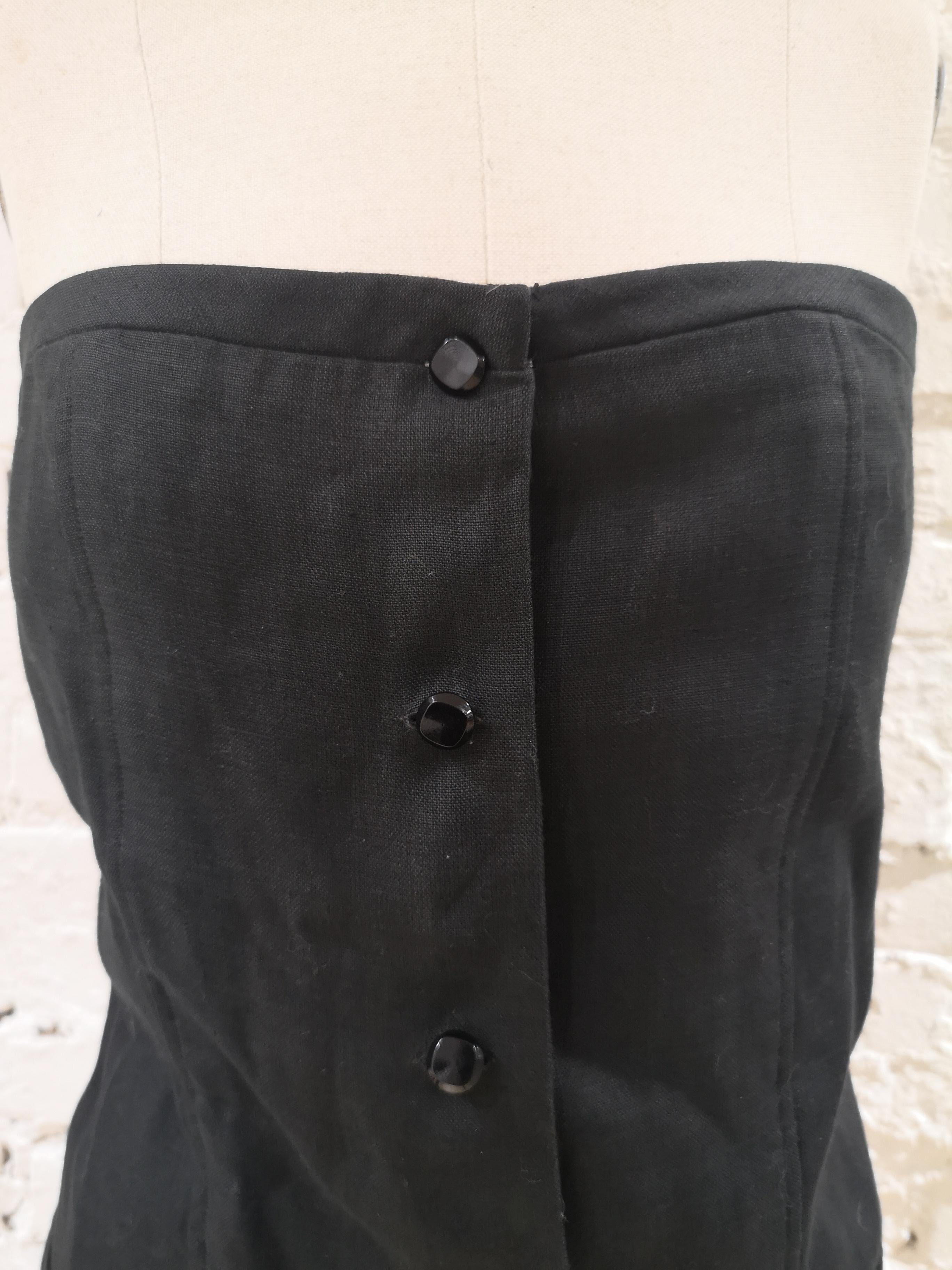 Valentino black corset 
totally made in italy in size 46