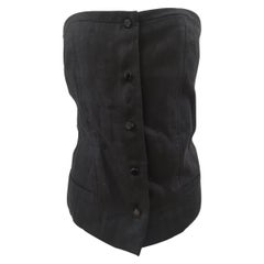 Vintage Valentino black corset 