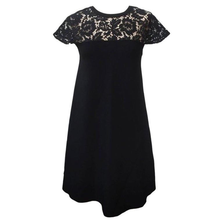 chinese dress ladies RED VALENTINO Size XS Black Not Listed Lace A-Line Dress – Sui Generis  Designer Consignment main image 1