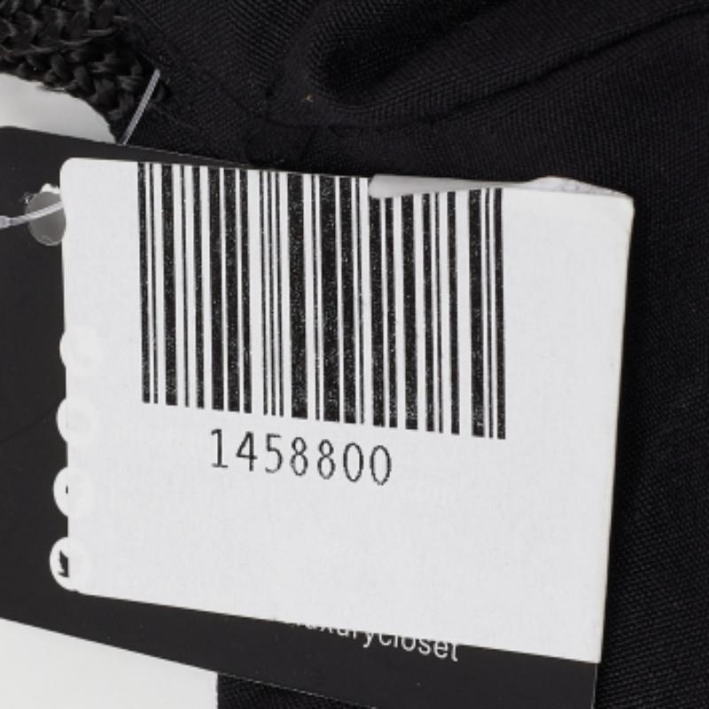 Valentino, scarpe espadrillas in pizzo floreale nero taglia 40 in vendita 4