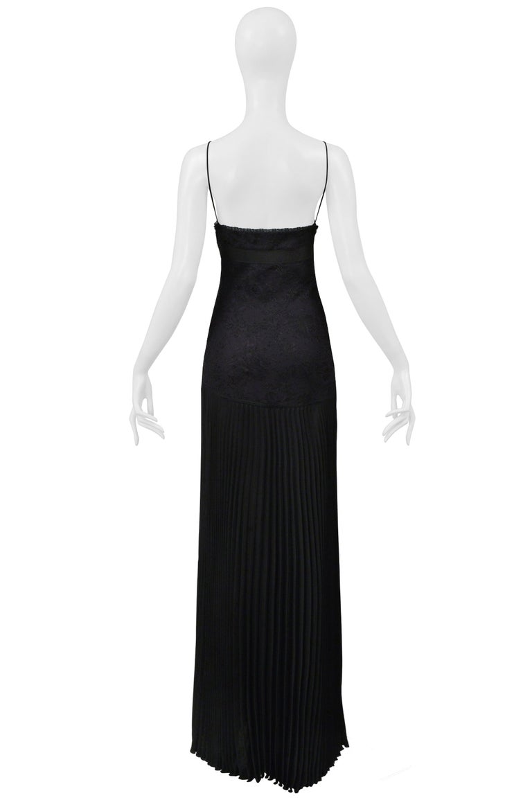 valentino black lace dress Valentino Black Silk Chiffon Lace Dress Valentino