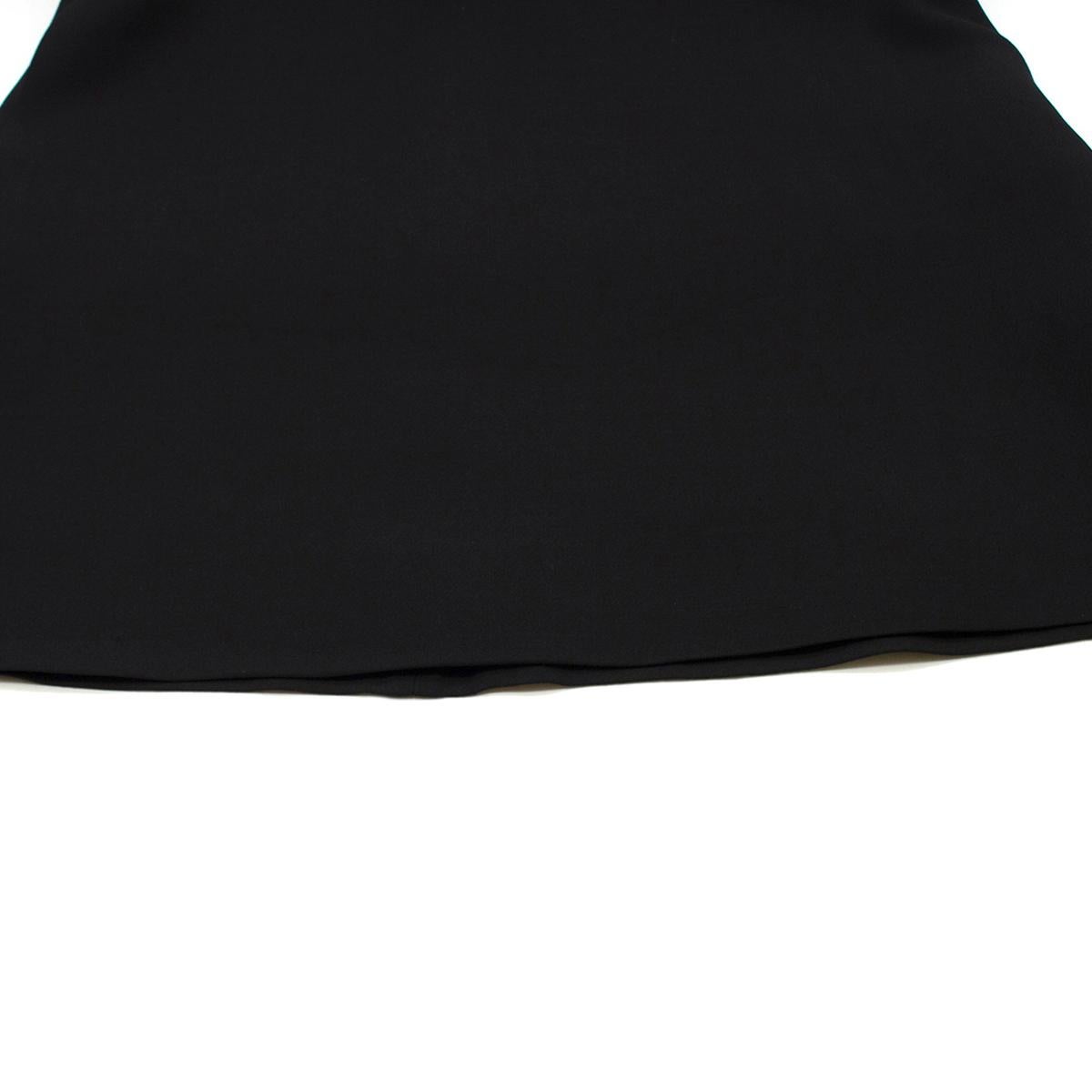 Valentino Black Lace-Insert Cady Dress US 8 3