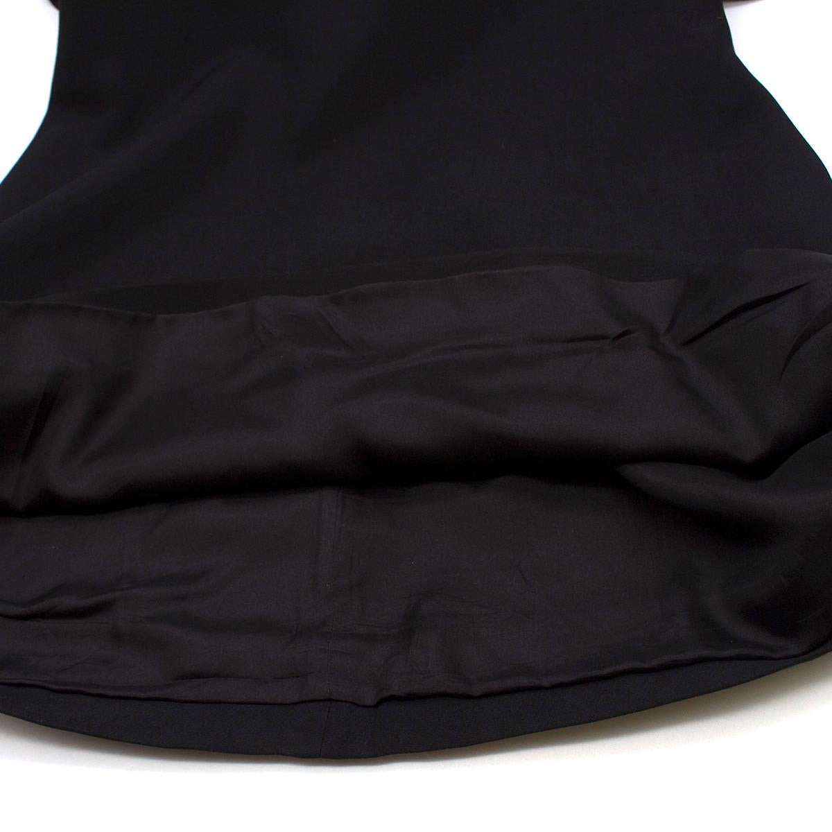 Valentino Black Lace-Insert Cady Dress US 8 4