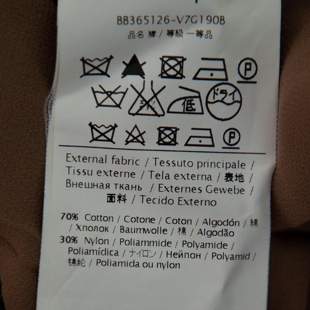 Valentino Pantalones acampanados con superposición de encaje negro L 2