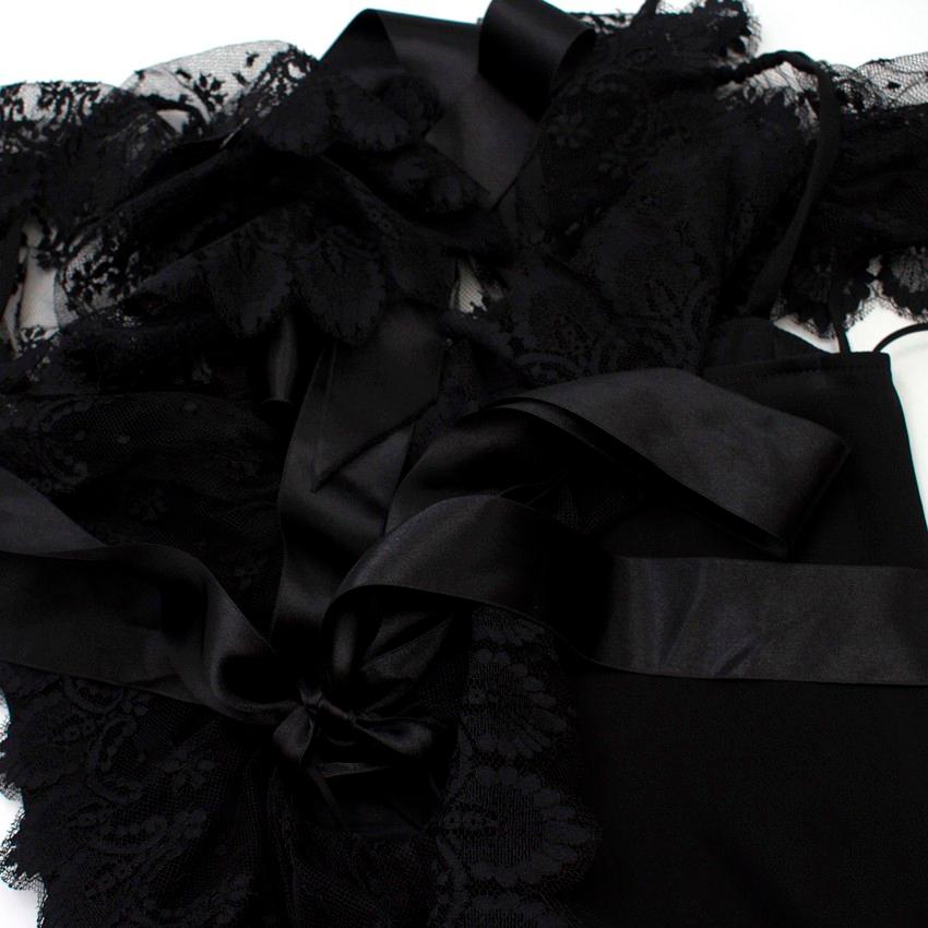 valentino black gown