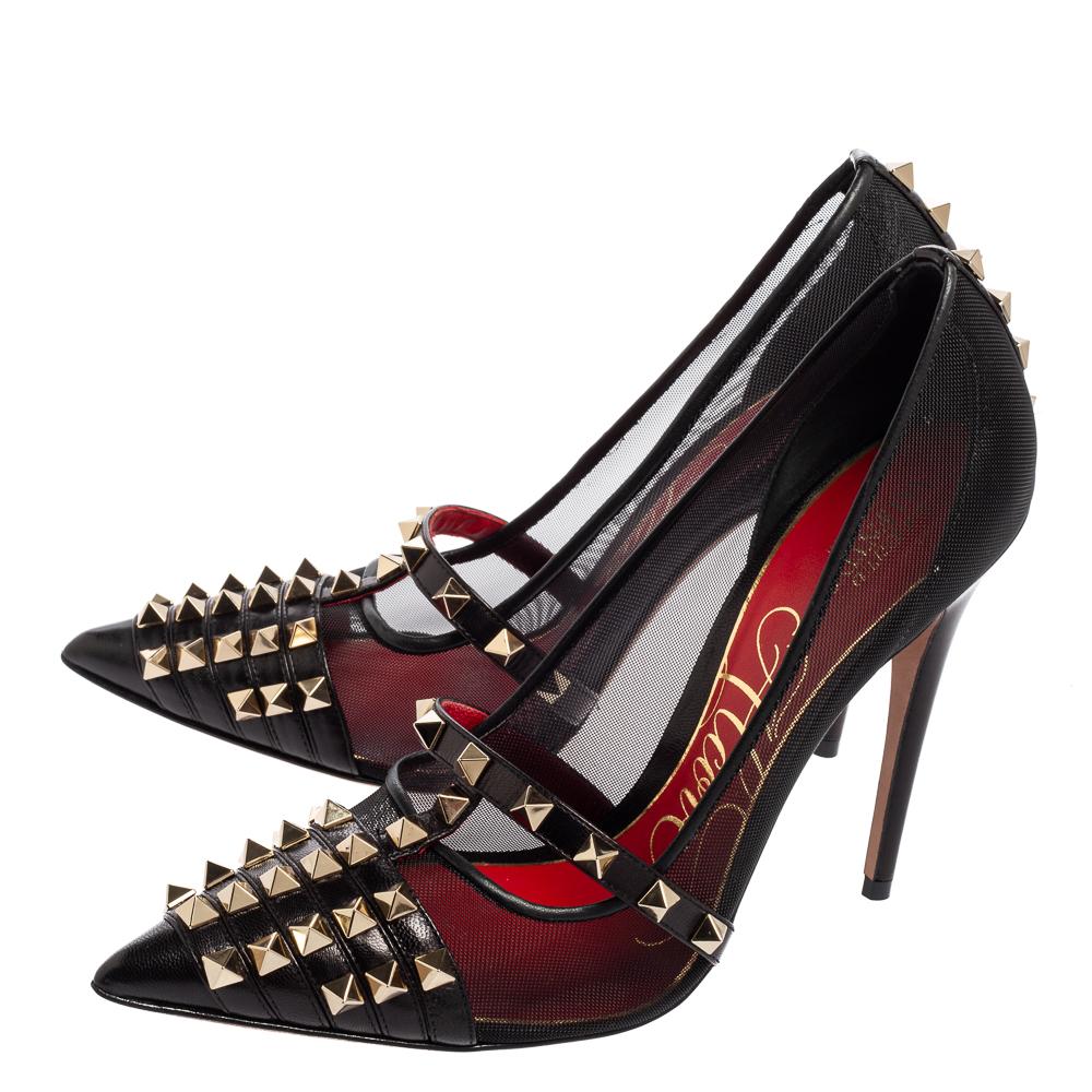 valentino mesh heels