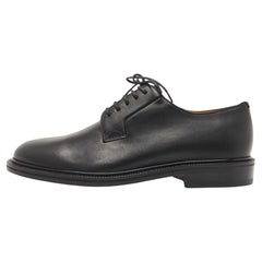 Valentino - Derby en cuir noir à lacets 