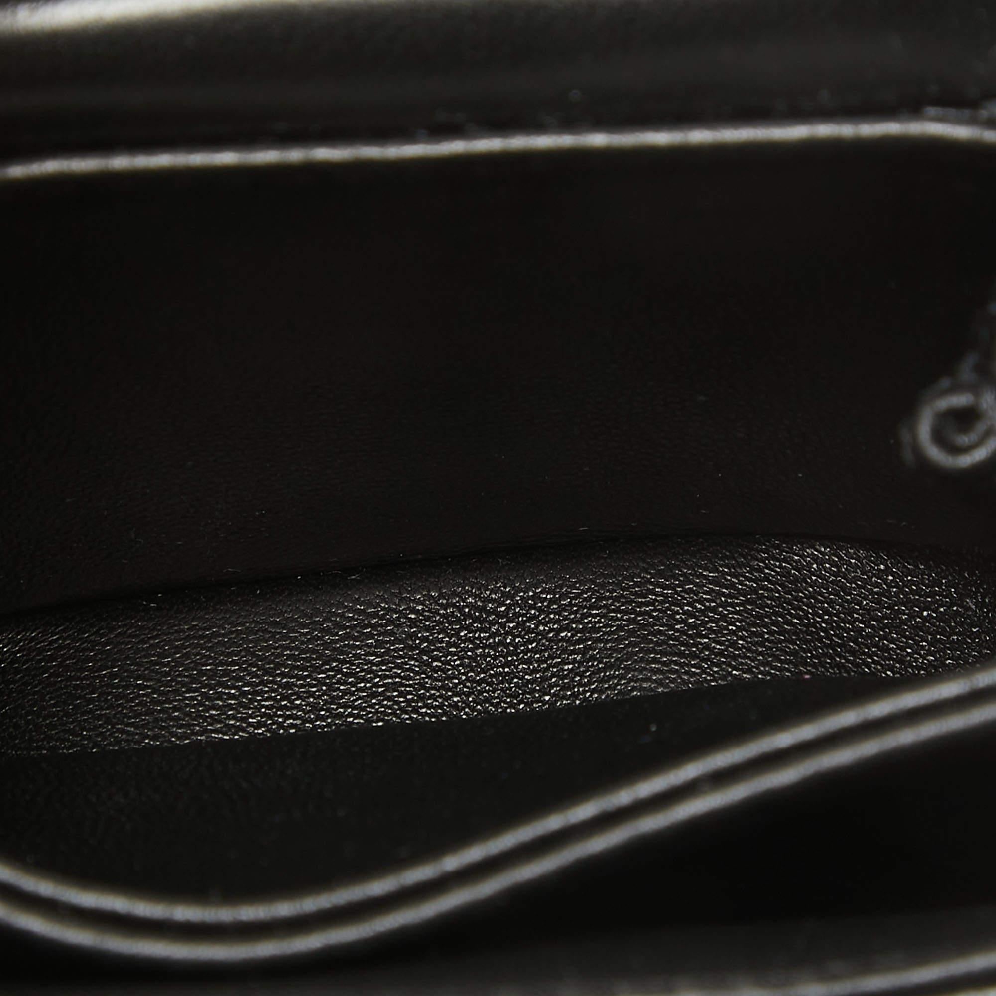 Valentino Black Leather Micro One Stud Crossbody Bag 8