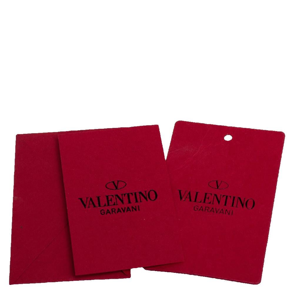 Valentino - Mini sac à rabat en cuir noir Rockstud Glam Lock 6