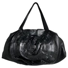 Valentino Black Leather Petale Bag
