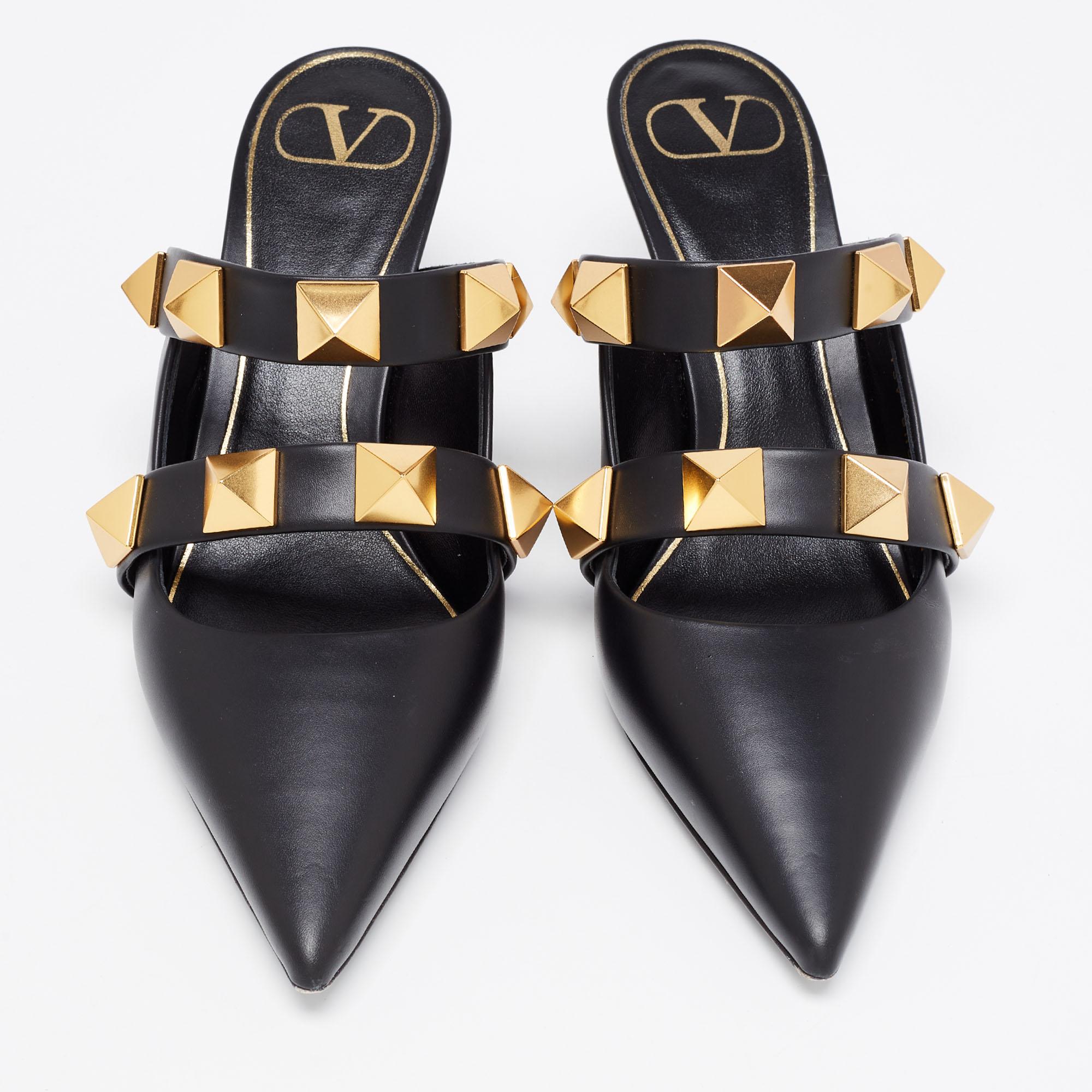 valentino roman stud mules