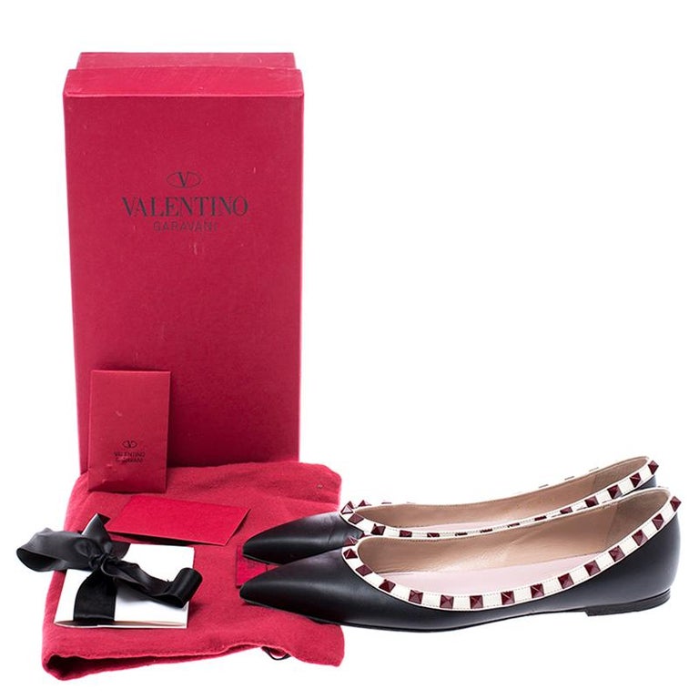 valentino rockstud flats 38.5