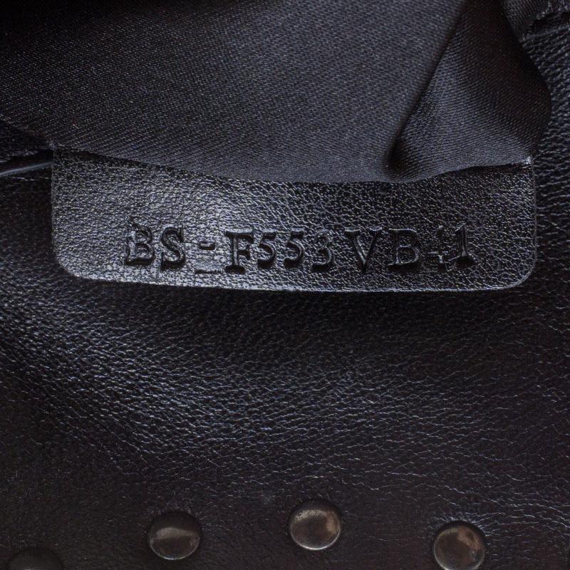 Valentino Black Leather Rockstud Crossbody Bag 4