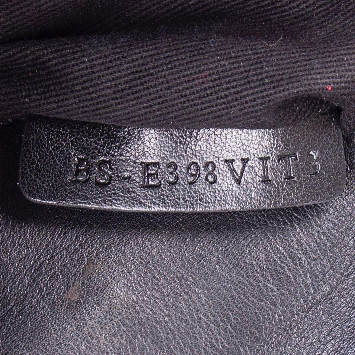 VALENTINO black leather ROCKSTUD GLAM LOCK MEDIUM Shoulder Bag 1