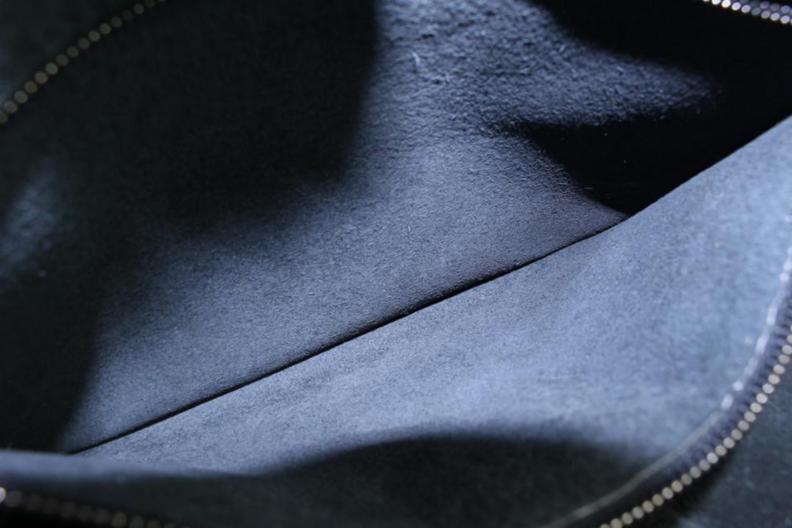 Valentino Black Leather Rockstud Panel Clutch Handle Bag 111va17 For Sale 9