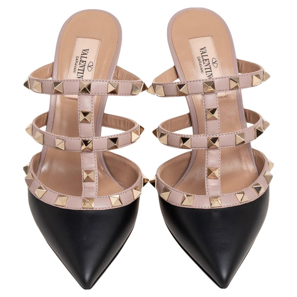 When considering Valentino, three words come to mind: luxurious, bold, and iconic. These gorgeous shoes are crafted from prime quality materials, and the sleek silhouette is adorned with carefully placed Rockstuds. They can be styled with various
