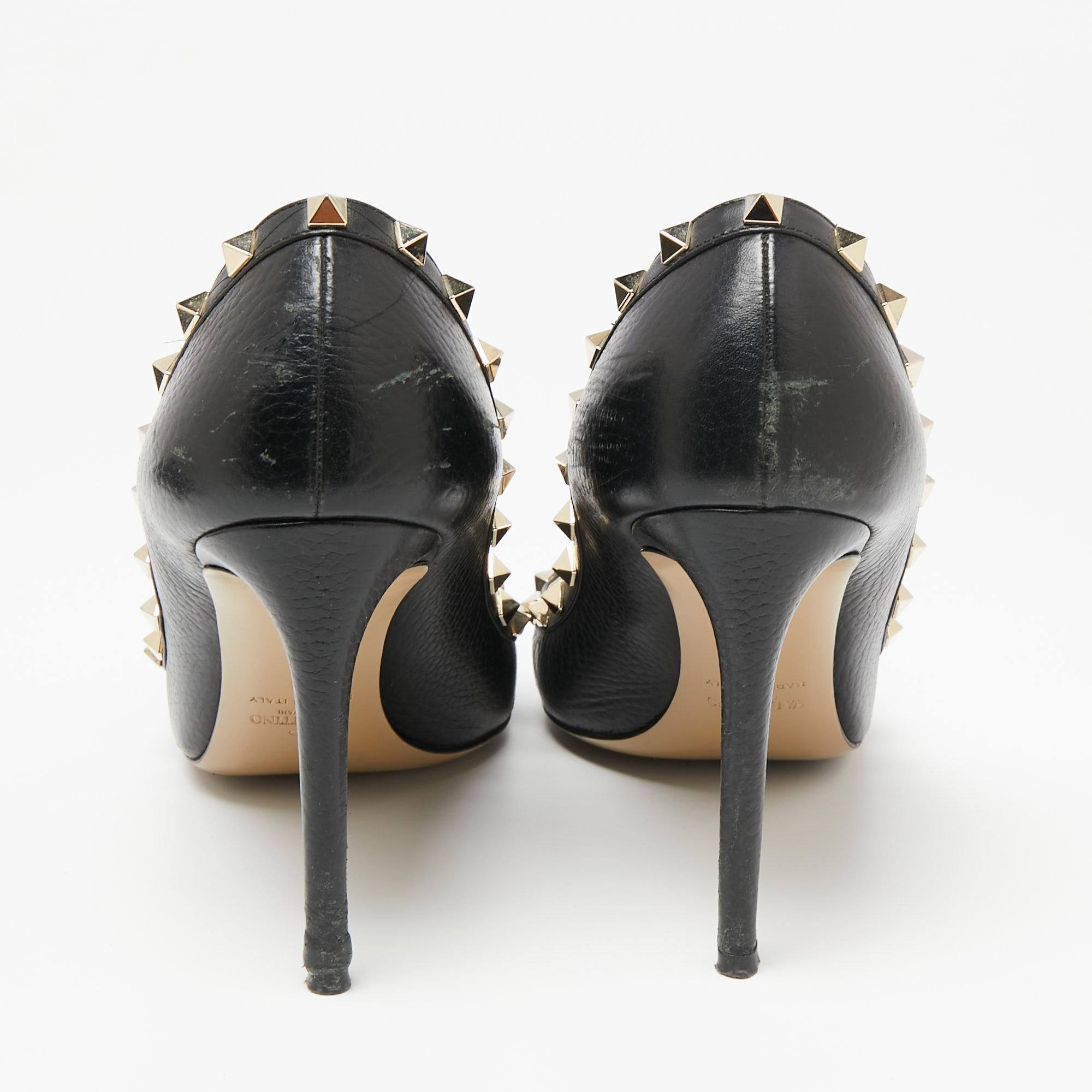 valentino black heels