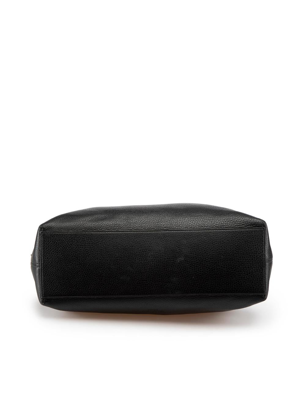 Women's Valentino Black Leather Rockstud Tote Bag