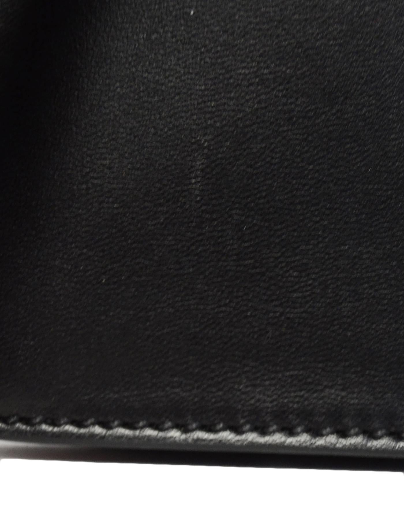 Valentino Black Leather Rockstud Wristlet Clutch Bag rt $1, 875 2