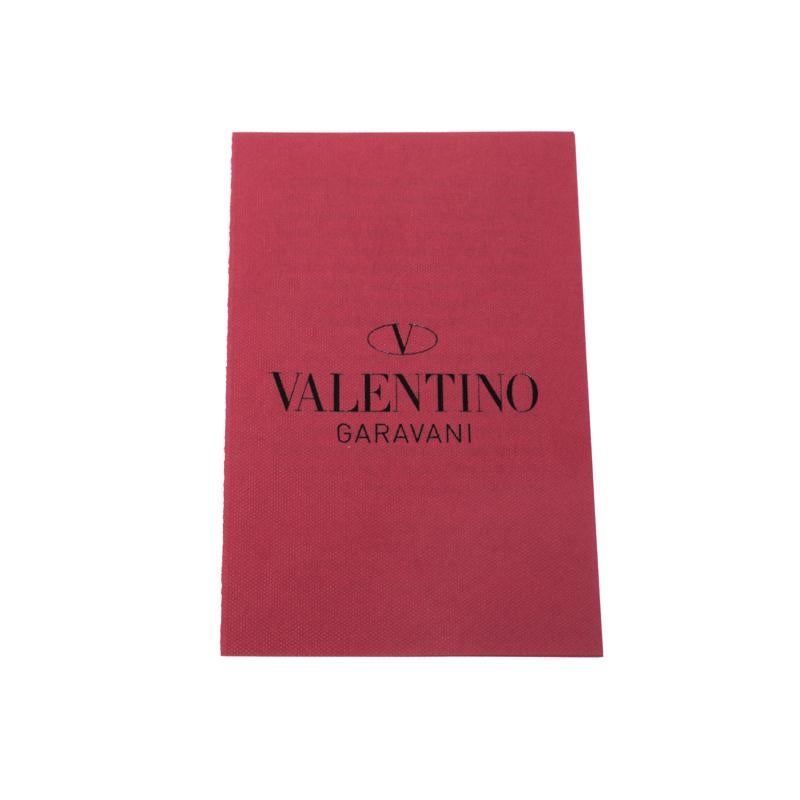 Valentino Black Leather Rose Kisslock Frame Top Handle Bag 7