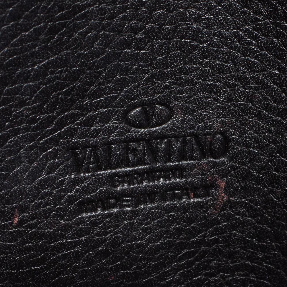 Valentino Black Leather Small Rockstud Crossbody Bag 2