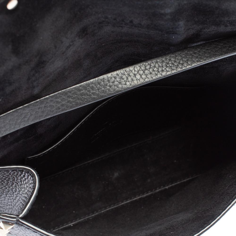 Valentino Black Leather Small Rockstud Crossbody Bag 4