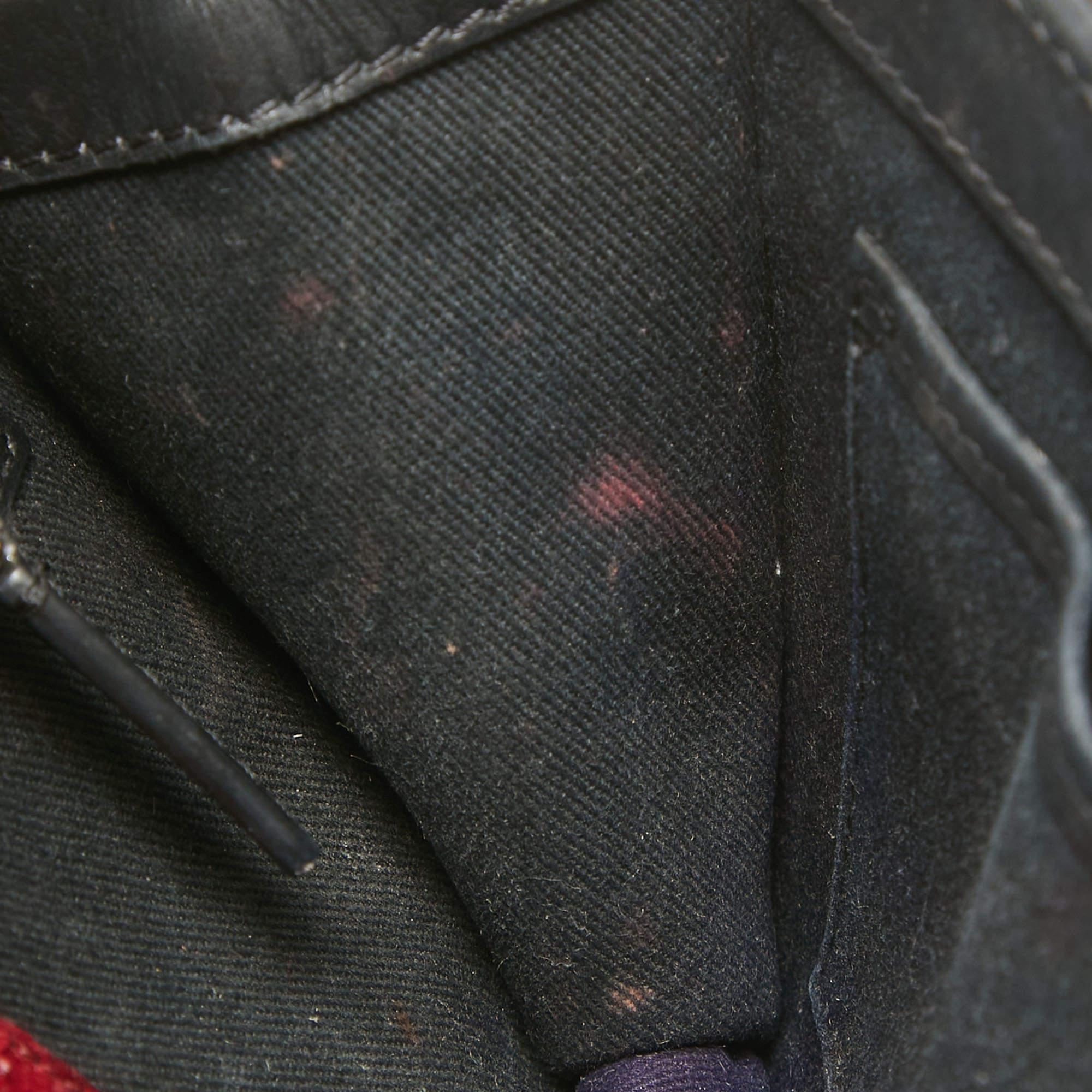 Valentino Black Leather Small Rockstud Glam Lock Flap Bag 10