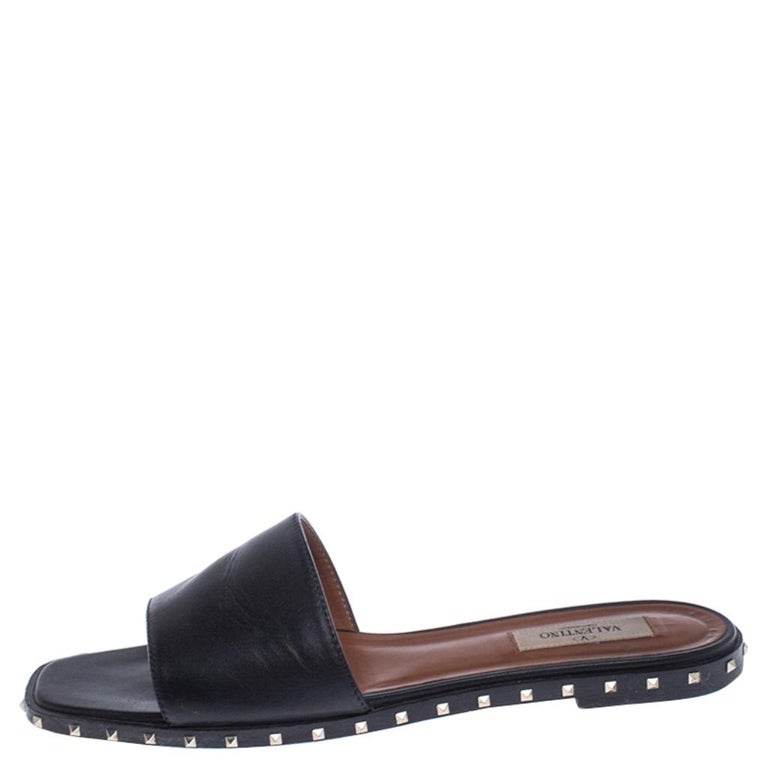 valentino stud slide