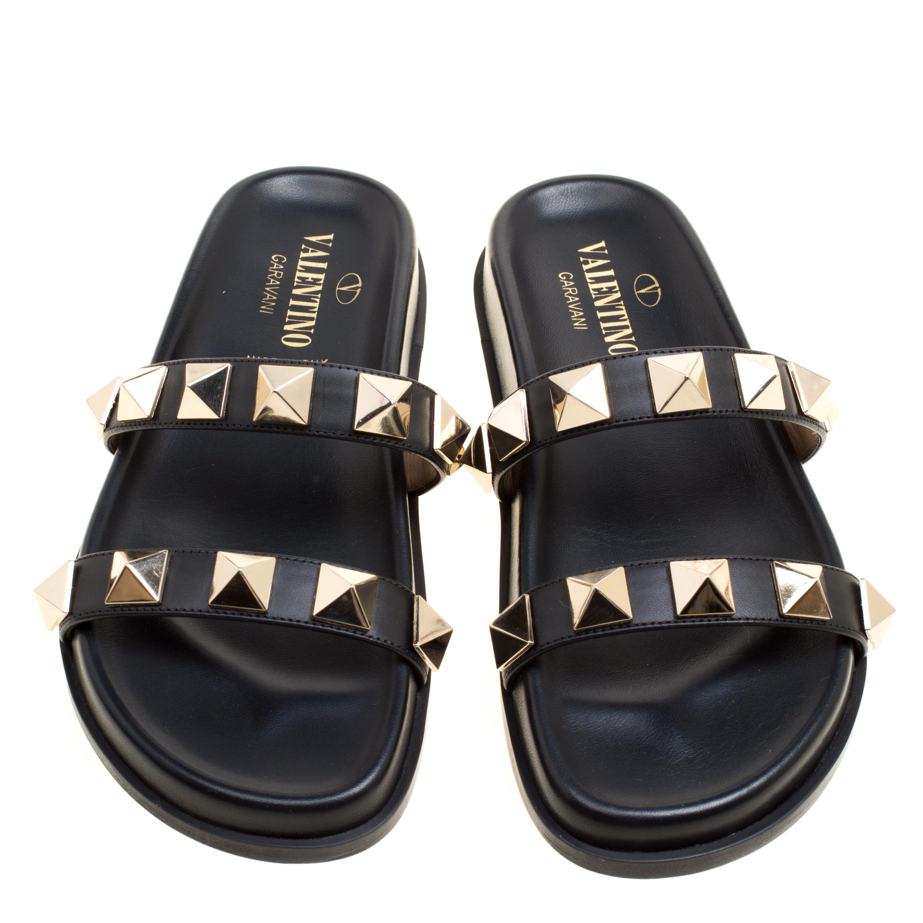 valentino double strap sandal