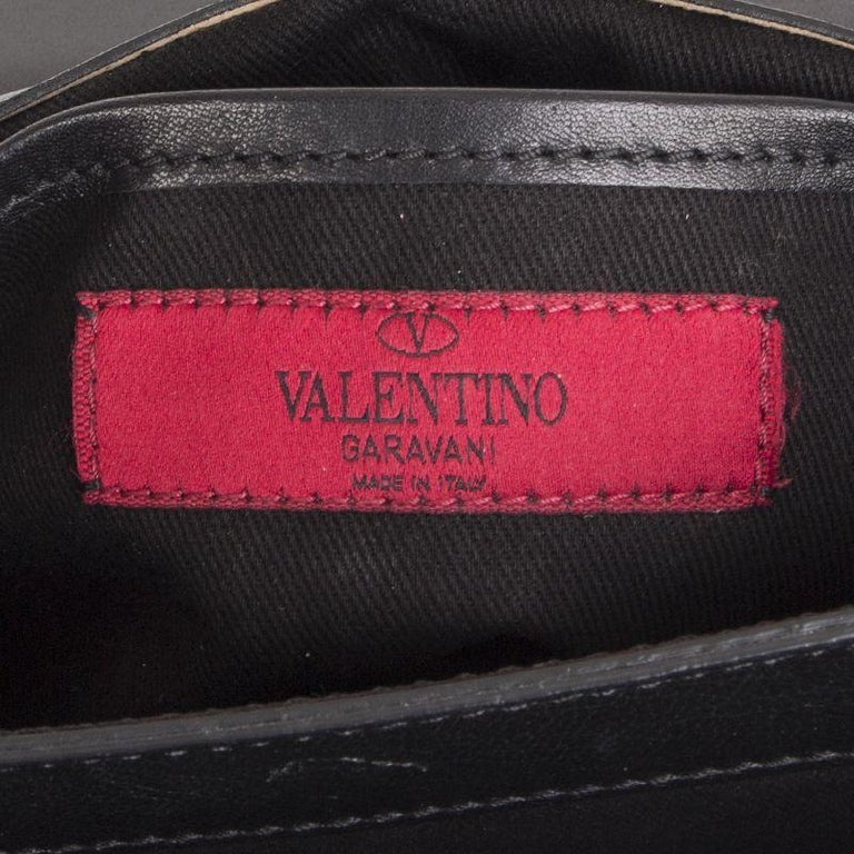 VALENTINO black leather VA VA VOOM Shoulder Bag at 1stDibs