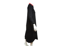 Valentino Black Long Wool Coat