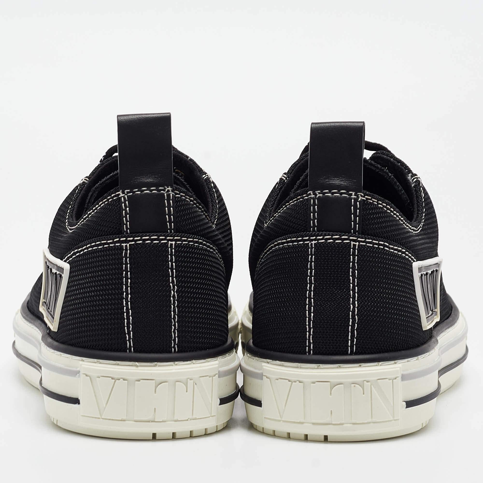 Valentino Black Mesh Giggies Sneakers Size 41 1