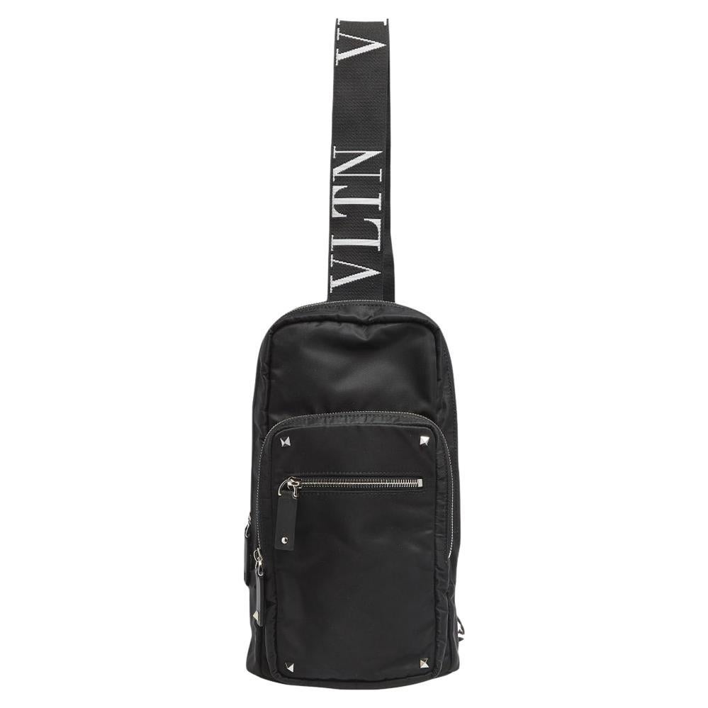 Valentino black sling bag new arrivals