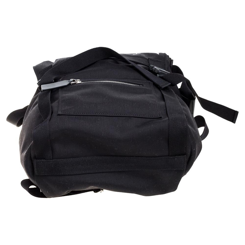 Valentino Black Nylon VLTN Backpack 1