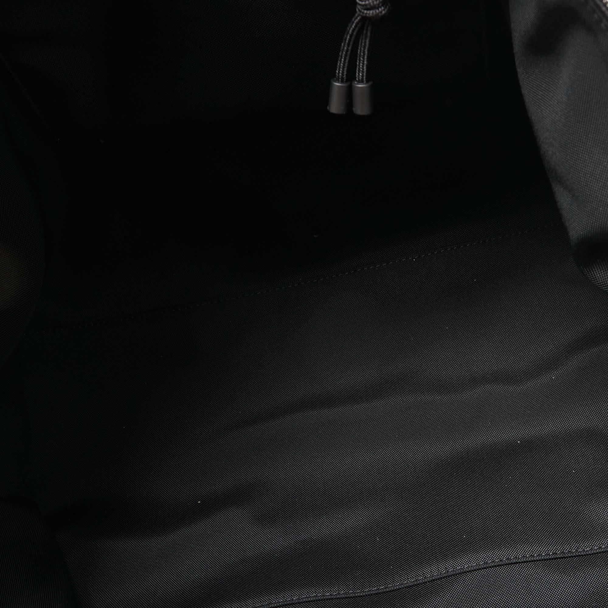Valentino Black Nylon VLTN Weekender Bag 4