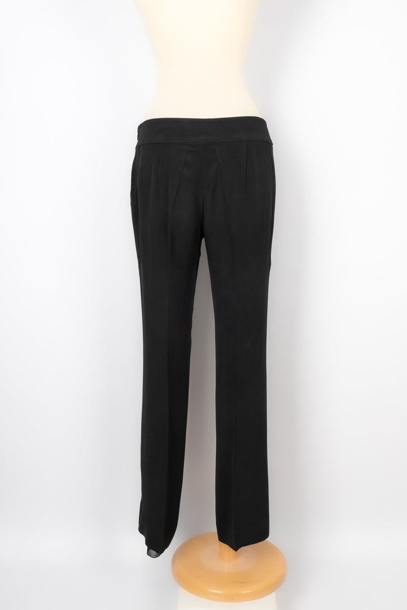 Valentino Black Pants In Good Condition For Sale In SAINT-OUEN-SUR-SEINE, FR