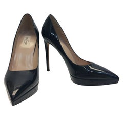 Valentino Black Patent Leather Pumps