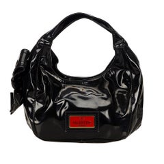 Valentino Black PVC Nuage Bow