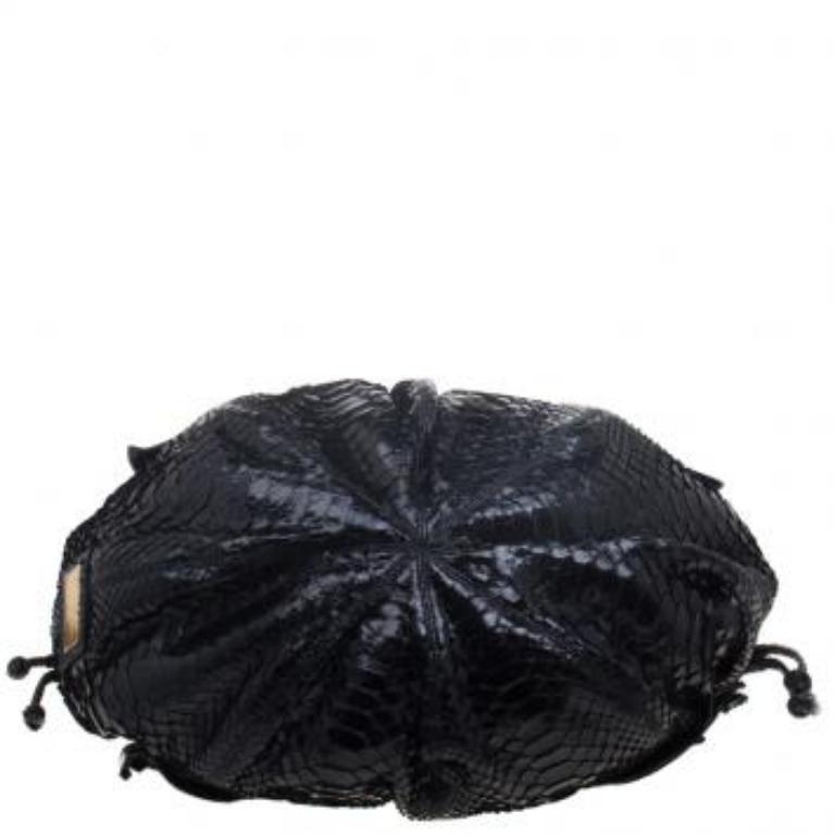 Valentino - Hobo en python noir en vente 1
