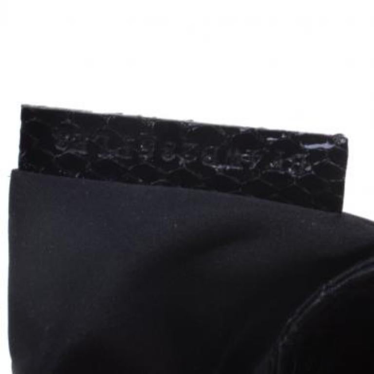 Valentino - Hobo en python noir en vente 4